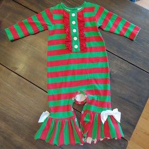 Ric rac & ruffles romper